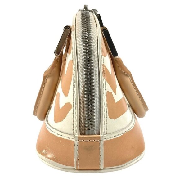 LOUIS VUITTON M92178 MonogramGraffiti Alma PM Hand Bag Leather Beige/White - Picture 4 of 15